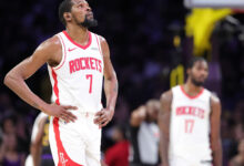 Kevin Durant Questionable for Rockets-Lakers Game 3 After Ankle Sprain