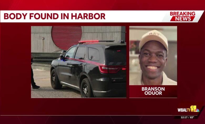 Police ID Body Recovered From Baltimore’s Inner Harbor Pier