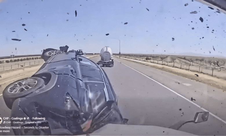 Big Rig Crash on I-5: The Moment Safe Distance Saved What It Could