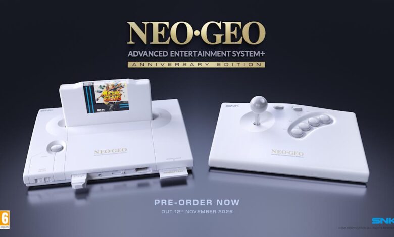 Neo Geo AES+ remake adds HDMI—can still use original cartridges