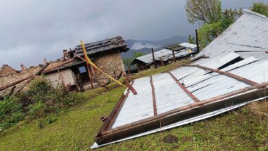 42 households affected after storm hits eight gewogs in Mongar