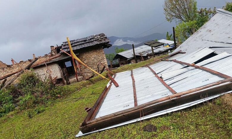 42 households affected after storm hits eight gewogs in Mongar