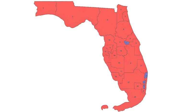 Florida Congress Map Approved: Republicans Could Gain 4 Seats