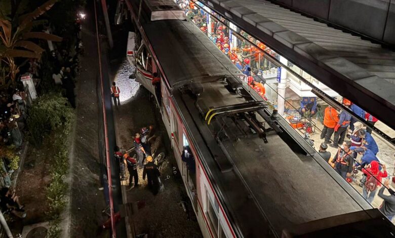 Accident feroviar grav în Indonezia: Zeci de răniți după coliziunea din Bekasi