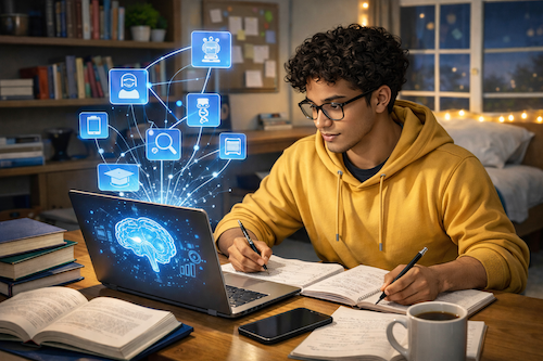 Nearly half of high school students use AI for college search