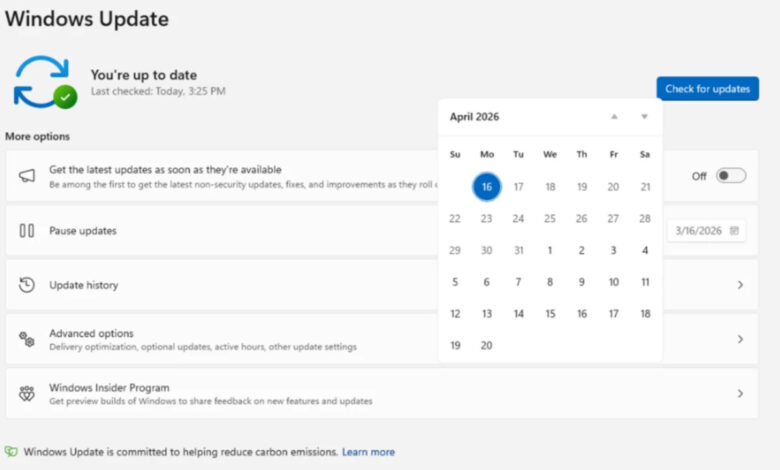 Forced Windows Updates: You can now pause Windows 11 indefinitely