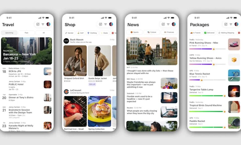 Extra email app: the inbox as a personal assistant