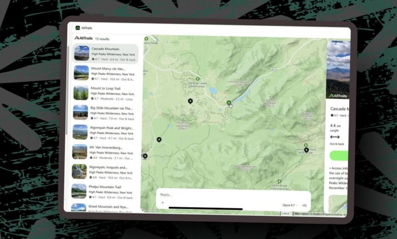 Claude AI Connectors helped me plan an Adirondacks hike fast