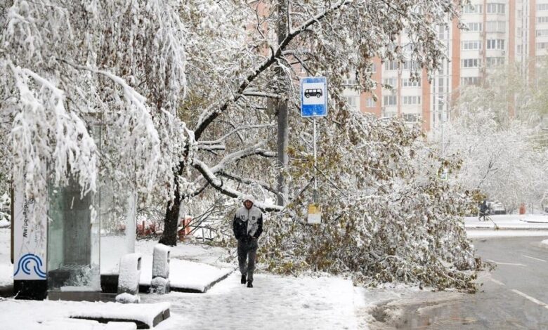 Մոսկվայի մարզում ձյան տեղումների պատճառով վտանգ