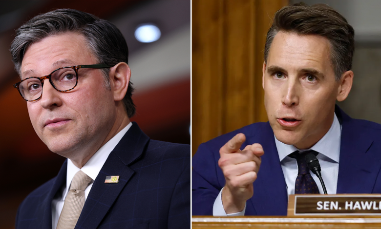 Hawley urges Johnson to block taxpayer funding for minors’ sex changes