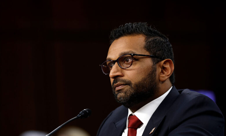 Kash Patel sues The Atlantic for 0 million defamation