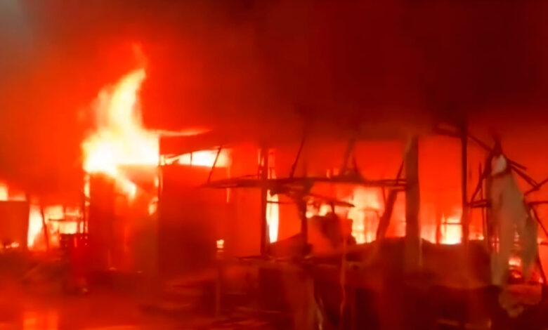 Kebakaran Kembali Landa Kawasan Pasar Johar Semarang