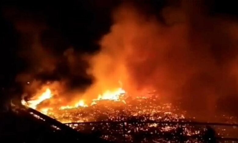 Kebakaran Besar Kampung Bahagia: 1.000 Rumah Hangus, Ribuan Warga Mengungsi