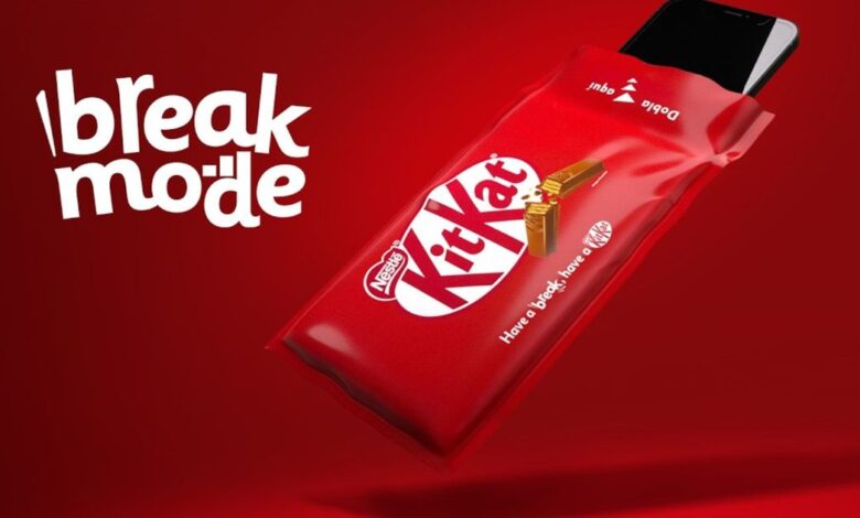 KitKat Break Mode wrapper: a phone Faraday cage you can snack on