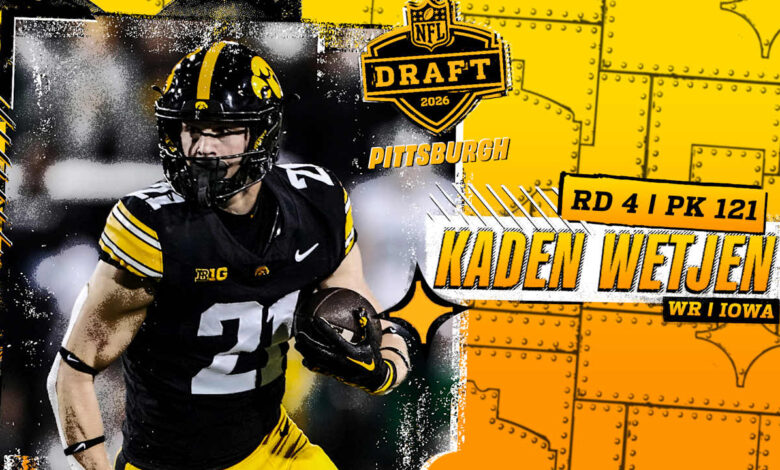 Steelers select Wetjen in fourth round