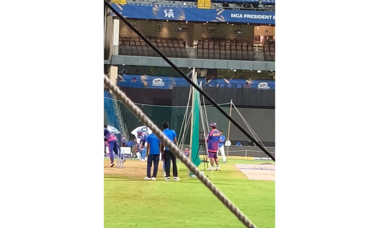 Rohit’s hamstring scare: MI drills at Wankhede ahead of PBKS