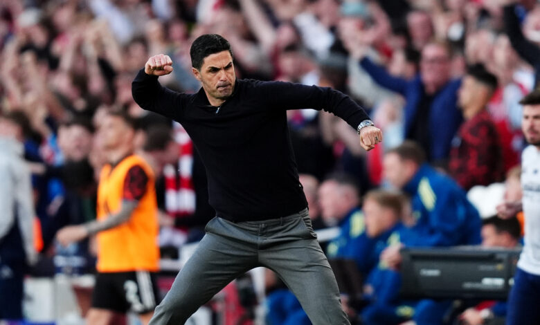 Arteta in red card rant after Arsenal regain top spot
