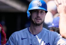 Dodgers shift Tucker in lineup after finale surge
