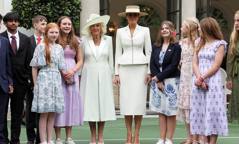 Melania Trump, Queen Camilla spotlight youth in White House visit