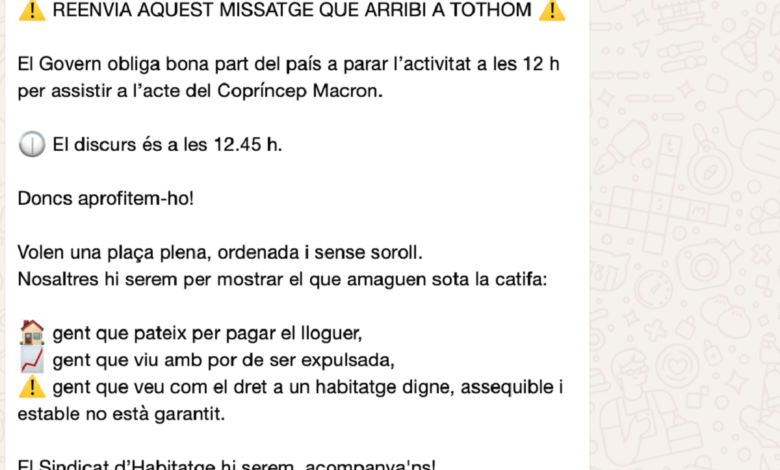 Crisi d’habitatge a Andorra: el Sindicat convoca una concentració a la Plaça del Poble