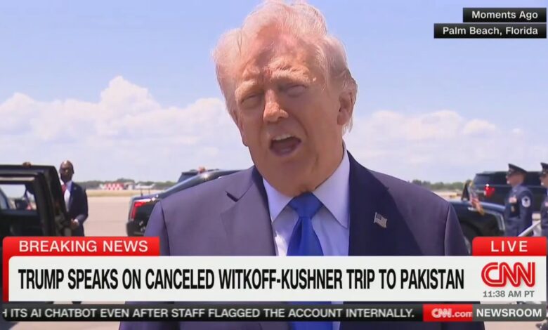 Trump Claims Iran Sent a ‘Much Better’ Deal After Canceling Pakistan Talks
