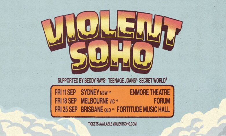 Violent Soho announce first Australian shows in four years