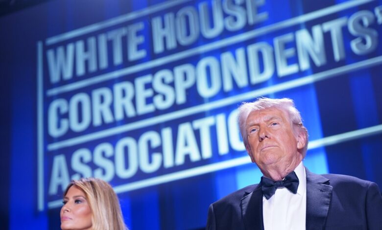 Trump rushes out after possible gunfire at White House Correspondents’ Dinner