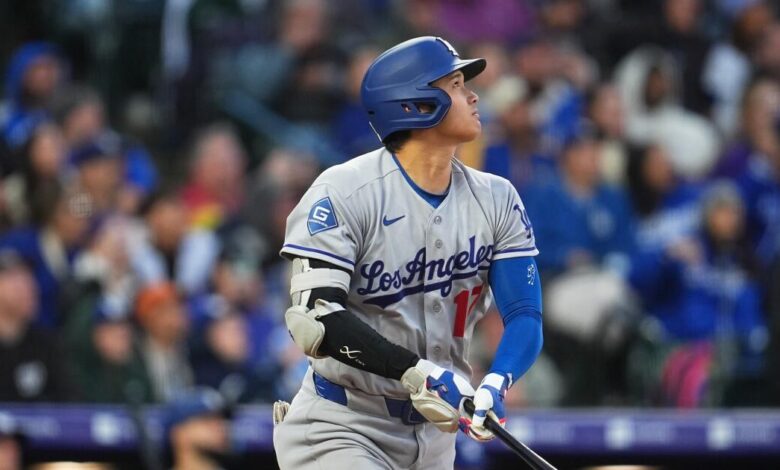 Dodgers’ bats go quiet vs Rockies in Coors Field loss