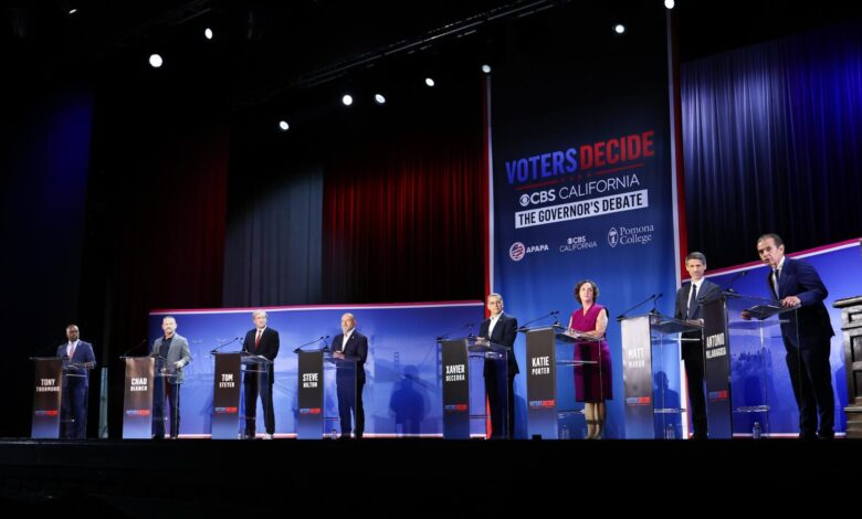 Gas prices and wildfire insurance: what CA candidates said