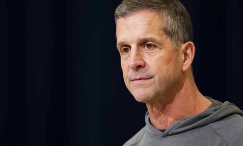 Misryoum report: Agent blocked Harbaugh from talking to Dexter Lawrence