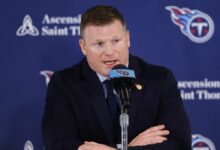 Titans executive Chad Brinker steps down as team reshapes NFL future