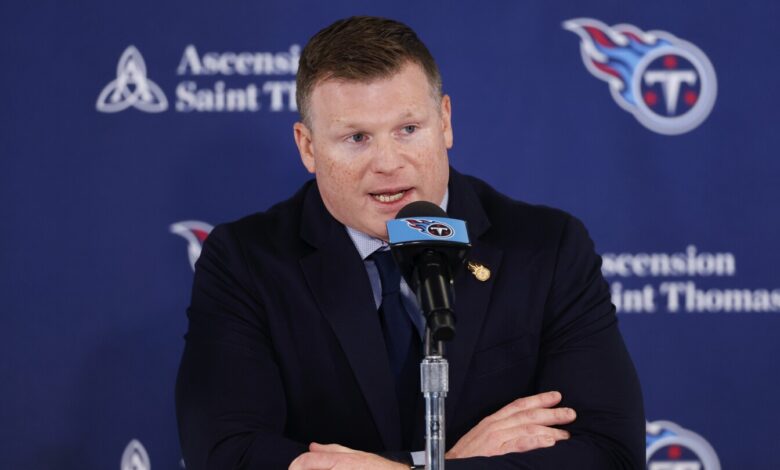 Titans executive Chad Brinker steps down as team reshapes NFL future