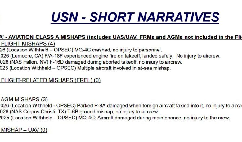 Navy Confirms MQ-4C Triton Crash Over Persian Gulf
