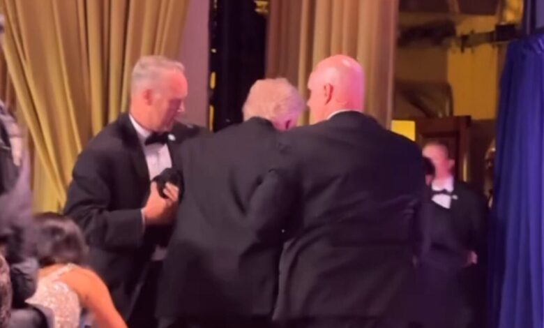 Trump, Vance rushed off stage at Correspondents’ Dinner—what happened