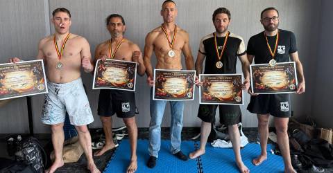 Carton plein pour le Kickboxing Simiane en Belgique