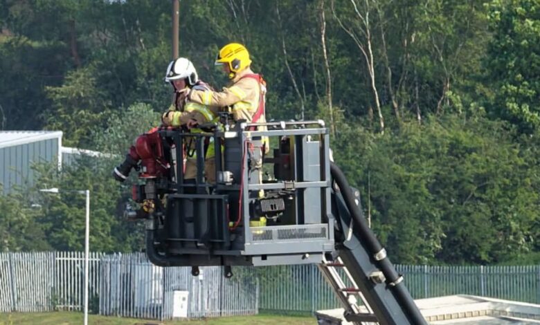 Warburtons staff evacuated and a TV star in helicopter as fire hits bakery
