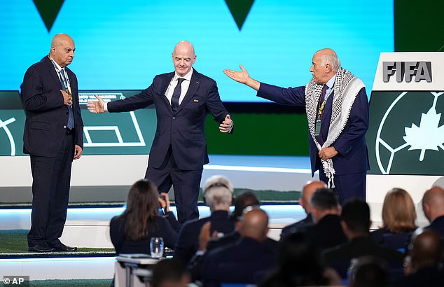 Infantino’s handshake bid fails at FIFA congress
