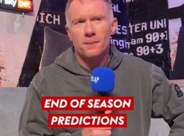 Scholes predicts Arsenal double heartbreak