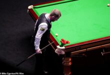 Mark Allen fuming as Crucible’s longest frame erupts