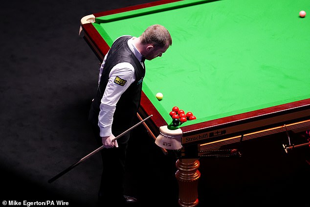 Mark Allen fuming as Crucible’s longest frame erupts