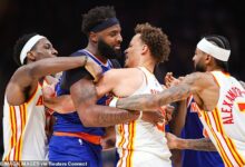 Robinson, Daniels fined after Knicks-Hawks brawl