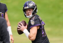 Ex-Vanderbilt QB Diego Pavia is ripped into by fans after first training footage with the Ravens goes viral