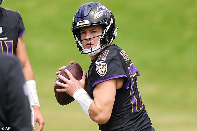Ex-Vanderbilt QB Diego Pavia is ripped into by fans after first training footage with the Ravens goes viral