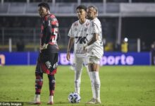 Neymar 'SLAPPED' 18-year-old son of disgraced Brazil legend during training ground fight at Santos