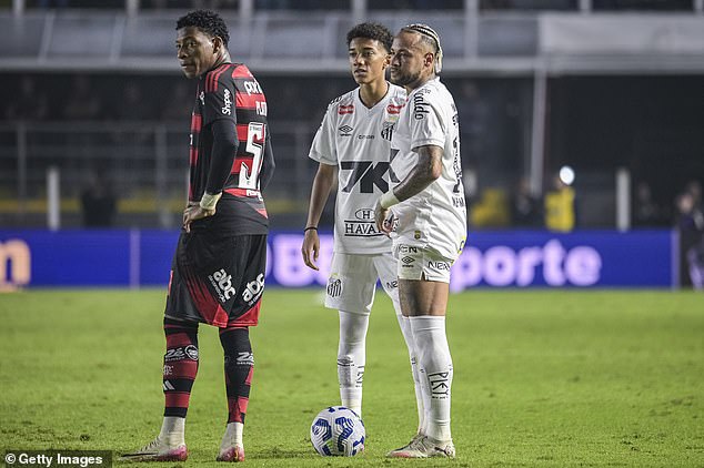 Neymar 'SLAPPED' 18-year-old son of disgraced Brazil legend during training ground fight at Santos