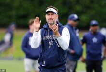 Cowboys coach Brian Schottenheimer claims NONE of his NFL rookies are in good shape in brutal post-draft swipe