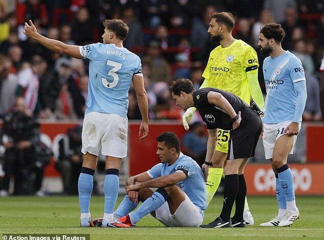 How Arsenal were gifted control of the title race by Man City's 13 minutes of madness - and why it wouldn't have happened with two key men, writes JACK GAUGHAN