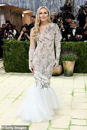 Lindsey Vonn hits miraculous recovery milestone as she dazzles at the Met Gala three months on from horrific Olympics crash