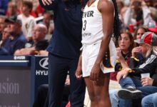 Caitlin Clark's new rookie teammate stuns reporters with wildly inappropriate comment about coach's wife