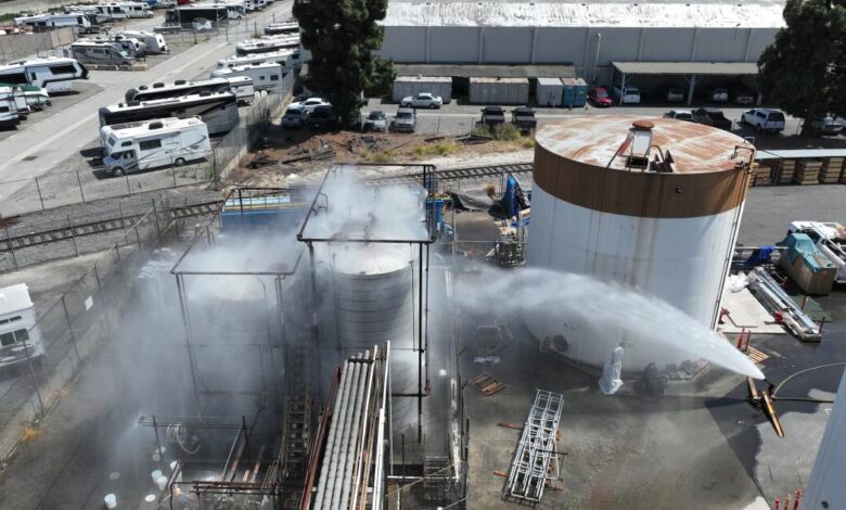 40,000 evacuate as Garden Grove tank nears catastrophic failure